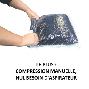 Sac de compression sous vide cao (lot de 2)