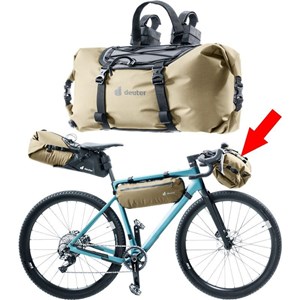 Sacoche guidon vélo deuter cabezon hb 14 sable