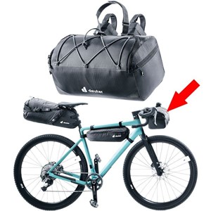 Sacoche guidon vélo deuter mondego hb 8 noire