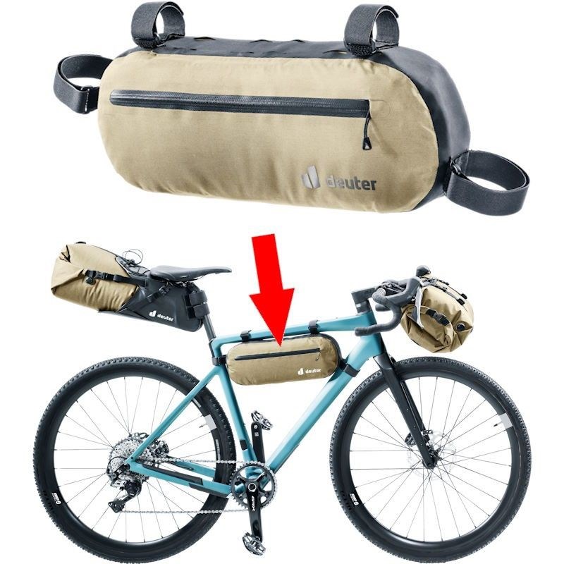 Sacoche cadre vélo deuter cabezon fb 4 sable