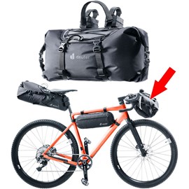 Sacoche guidon vélo deuter cabezon hb 14 noire