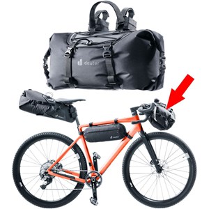 Sacoche guidon vélo deuter cabezon hb 14 noire