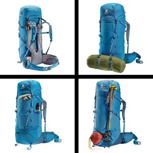 Sac à dos deuter aircontact core 40+10 bleu