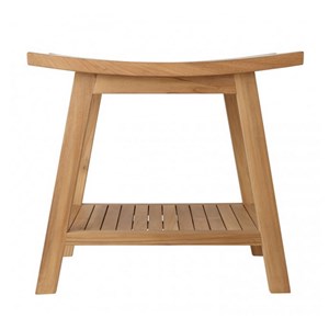 Tabouret en teck massif - kyoto