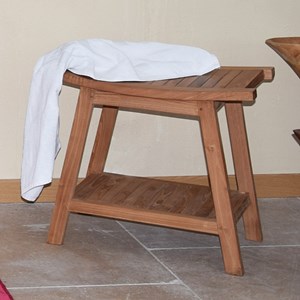 Tabouret en teck massif - kyoto