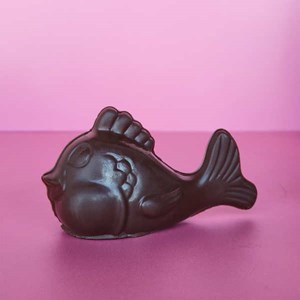 Baleine en chocolat noir