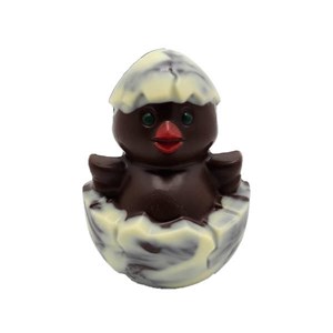Poussin coquille en chocolat noir