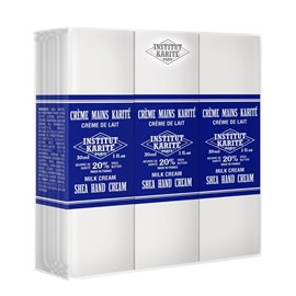 Trio crèmes mains au karité crème de lait