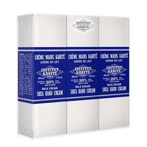 Trio crèmes mains au karité crème de lait
