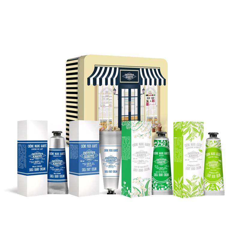 Coffret crèmes mains crème de lait, verveine, muguet et crème pieds