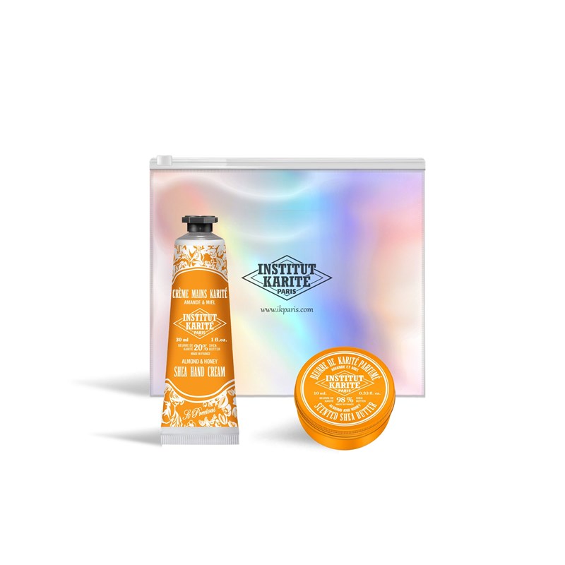 Petite trousse holographique amande & miel