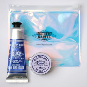 Trousse holographique crème de lait