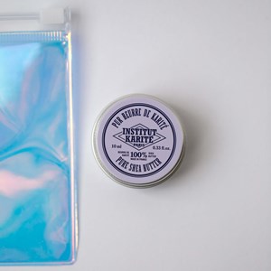 Trousse holographique crème de lait