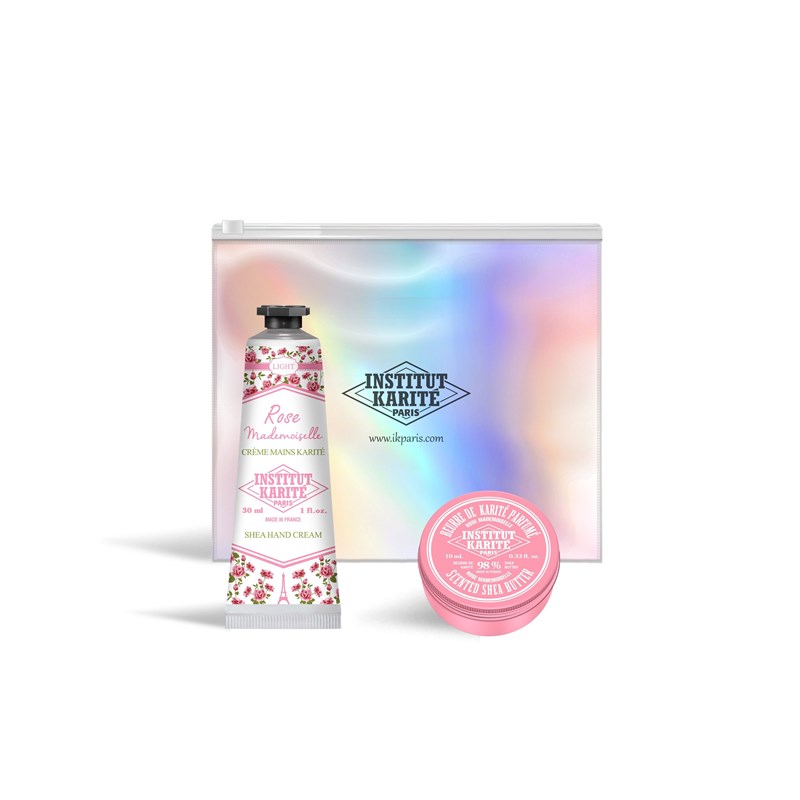 Petite trousse holographique rose mademoiselle