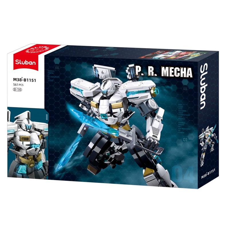 Robot pr mecha blanc