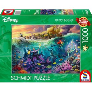 Puzzle ursula la petite sirène 1000 pcs