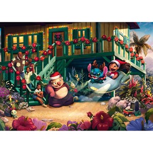 Puzzle lilo et stitch aloha christmas 10