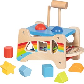 Banc à marteler et encastrer avec xylop