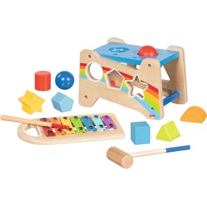 Banc à marteler et encastrer avec xylop