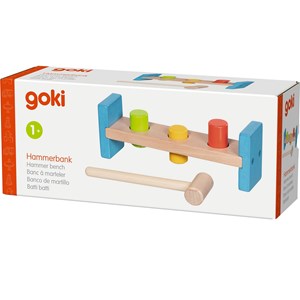 Banc à marteler avec 3 bâtons