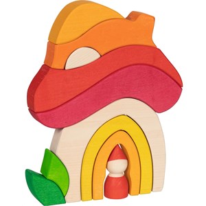 Jeu de construction maison champignon