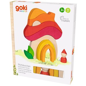 Jeu de construction maison champignon