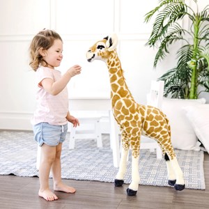 Peluche bébé girafe girafon
