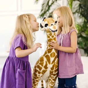 Peluche bébé girafe girafon