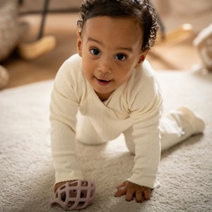 Lot de 2 balles de préhension vieux rose-warm linen