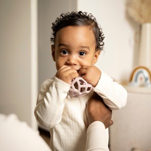 Lot de 2 balles de préhension vieux rose-warm linen