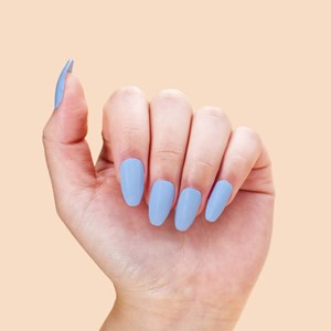 Vernis autocollant blue ocean - manucure facile longue tenue Bleu clair