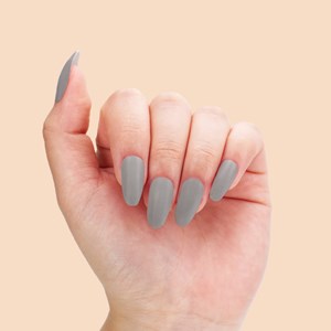 Vernis autocollant grey - manucure facile longue tenue Gris