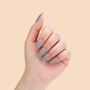 Vernis autocollant grey - manucure facile longue tenue Gris