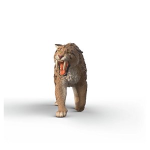 15054 figurine tigre a dents de sabre