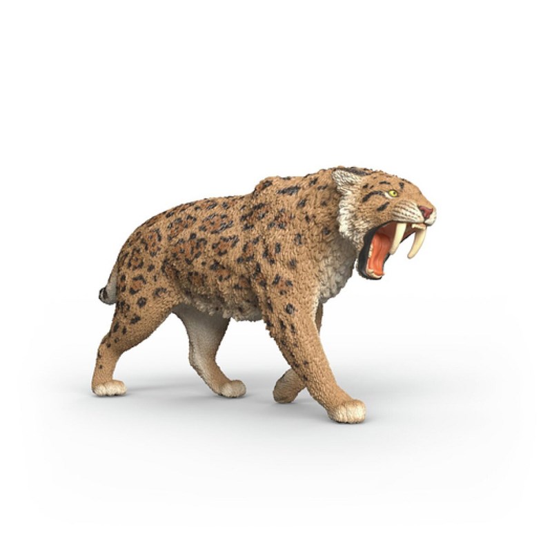 15054 figurine tigre a dents de sabre