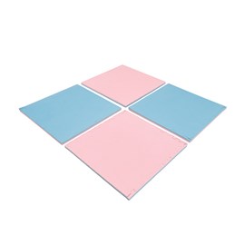 Tapis de jeu xl rose bleu bébé