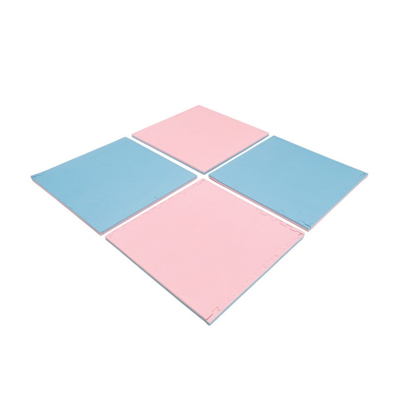 Tapis de jeu xl rose bleu bébé