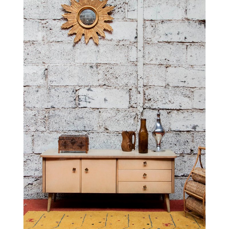 Enfilade basse en bois clair n°405