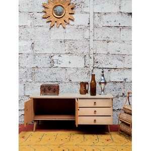 Enfilade basse en bois clair n°405