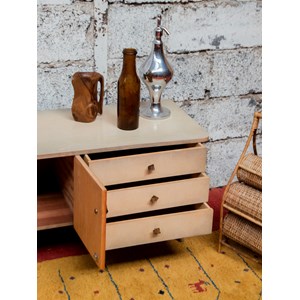 Enfilade basse en bois clair n°405