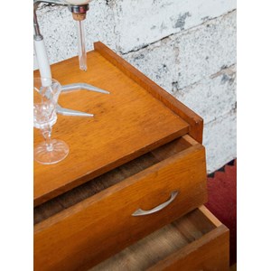 Commode scandinave en bois clair n°411