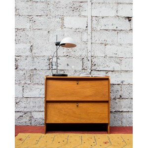 Meuble à chaussures en bois clair n°536