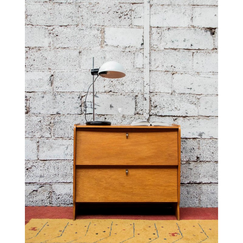 Meuble à chaussures en bois clair n°536