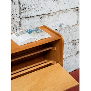 Meuble à chaussures en bois clair n°536