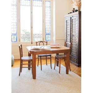 Table à manger sculptée en chêne n°646