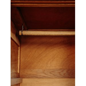 Armoire penderie en bois clair n°150