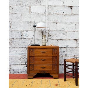 Commode art déco en bois foncé n°521