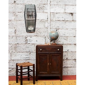 Buffet art déco en bois foncé n°774