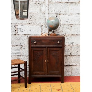 Buffet art déco en bois foncé n°774