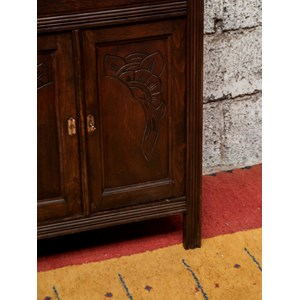 Buffet art déco en bois foncé n°774